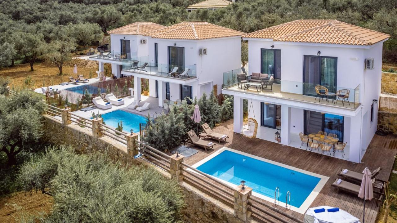 Queen Of Zakynthos Luxury Villas أمودي المظهر الخارجي الصورة